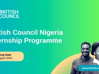 British Council Nigeria Paid Internship Programme 2026