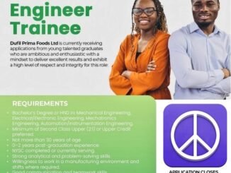 Dufil Graduate Engineer Trainee Recruitment
