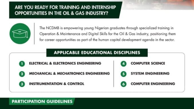 NCDMB Oil and Gas Field Readiness Training Program 2026