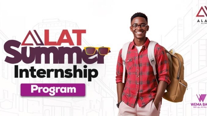 Wema Bank Summer Internship Program 2026: Nationwide Internship for Students and Graduates in Nigeria